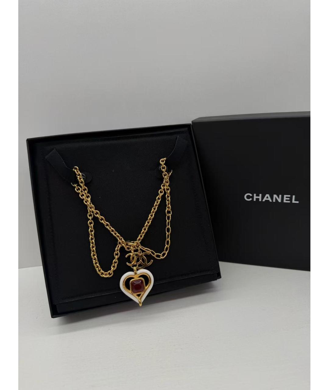 CHANEL Золотое колье, фото 5