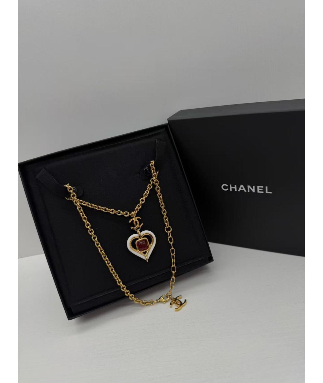 CHANEL Золотое колье, фото 6