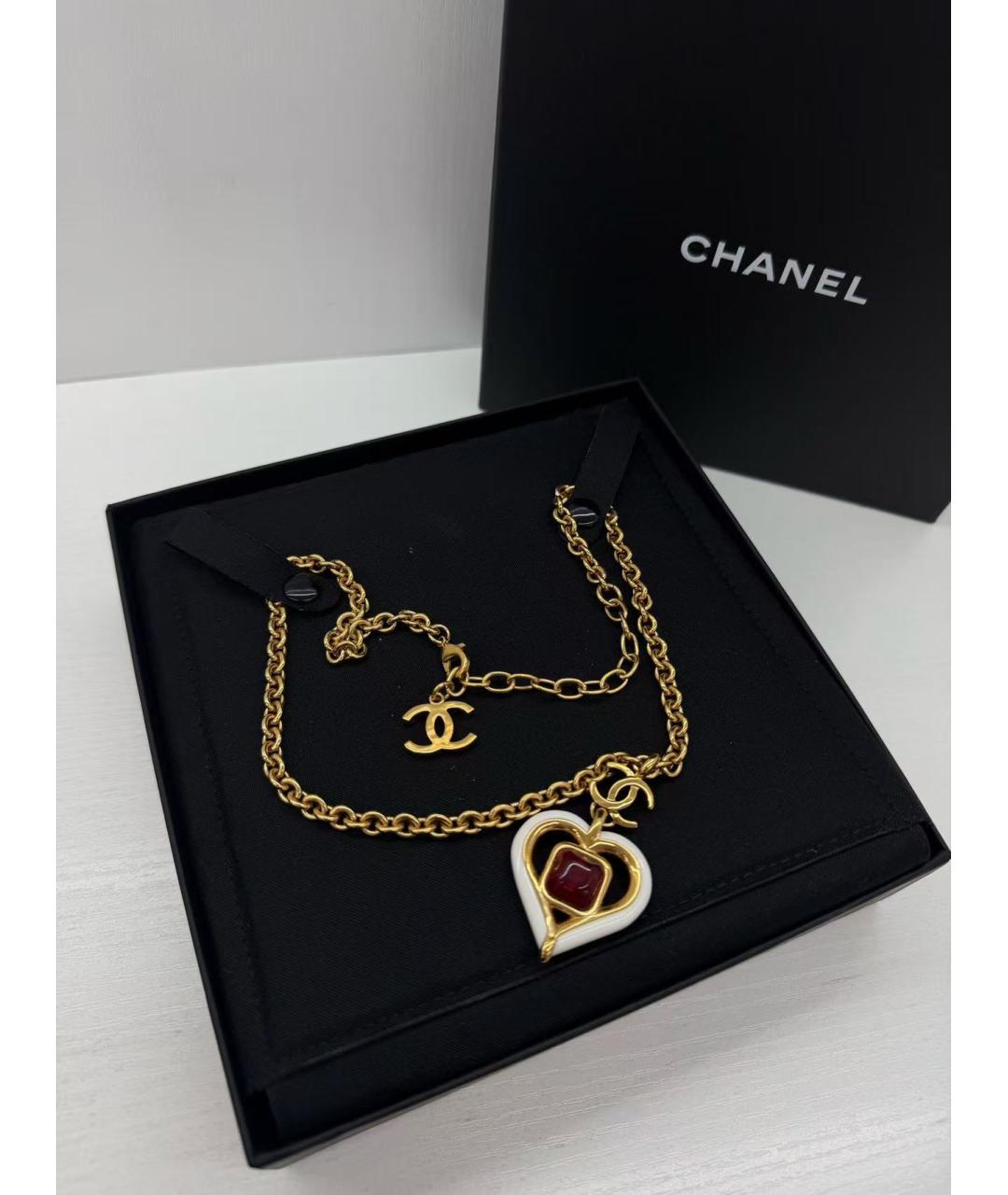 CHANEL Золотое колье, фото 4