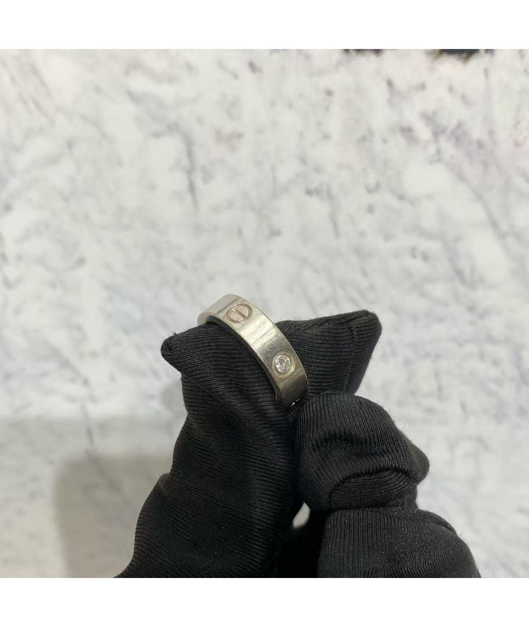 CARTIER Серебряное кольцо из белого золота, фото 5