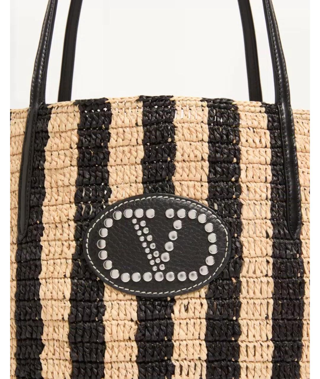 VALENTINO Мульти рафия сумка тоут, фото 7
