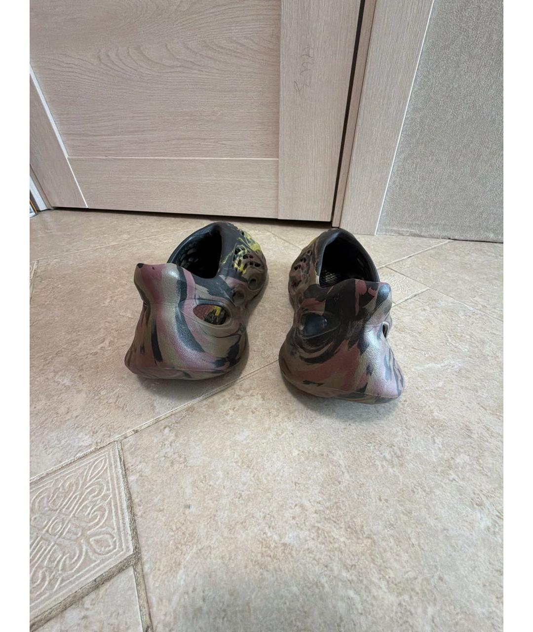 ADIDAS YEEZY Мульти резиновые шлепанцы, фото 4