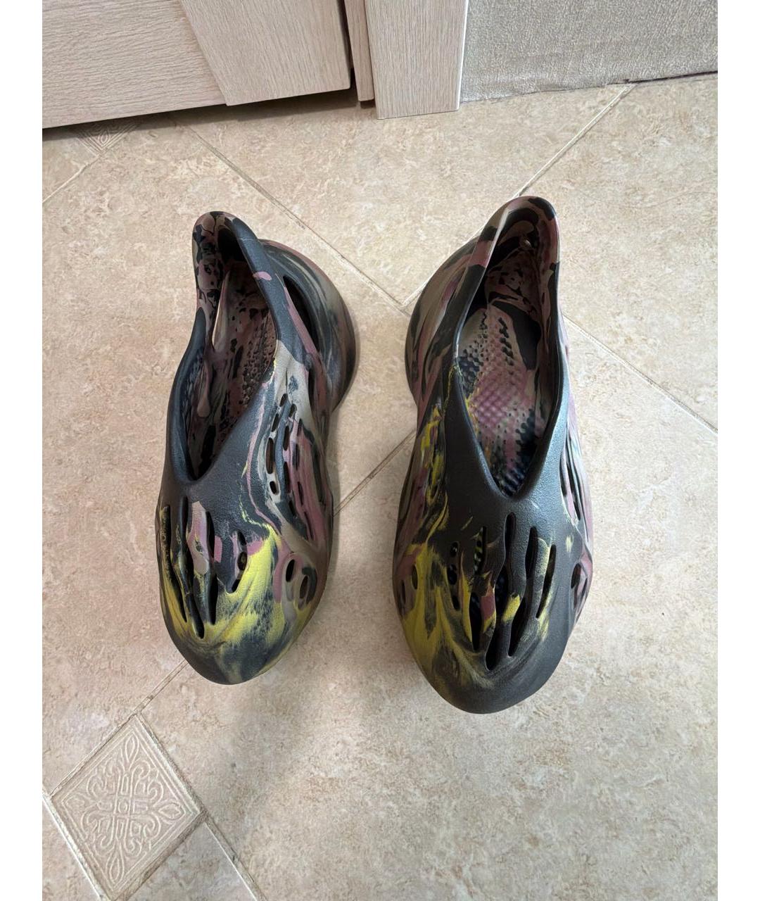 ADIDAS YEEZY Мульти резиновые шлепанцы, фото 3