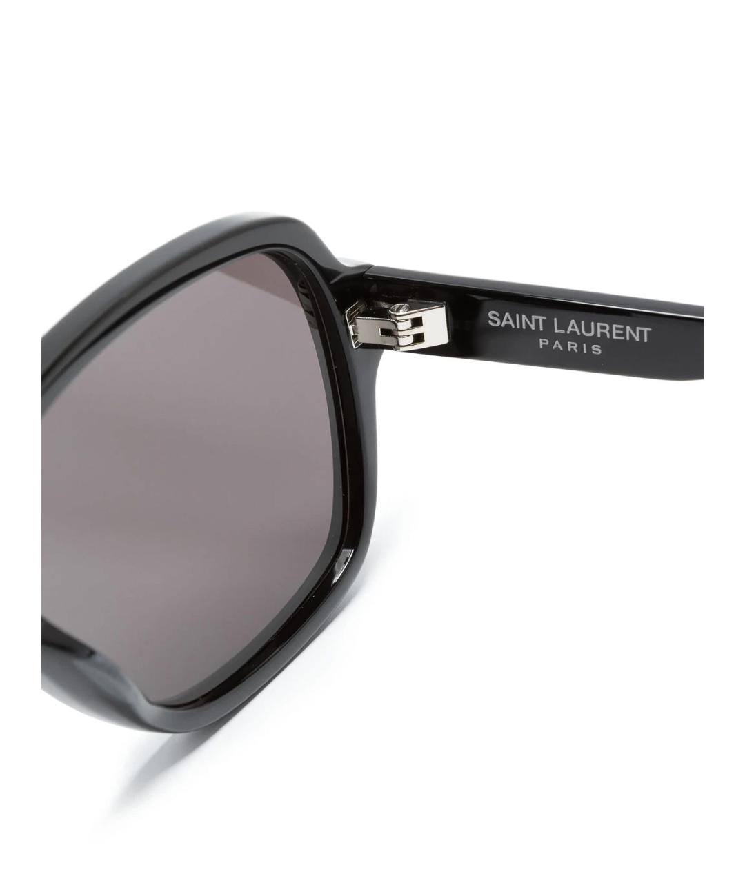 SAINT LAURENT Черные солнцезащитные очки, фото 3