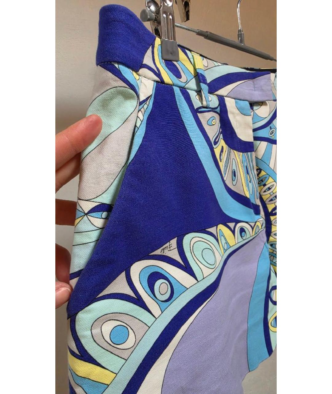 EMILIO PUCCI Мульти хлопковые шорты, фото 4