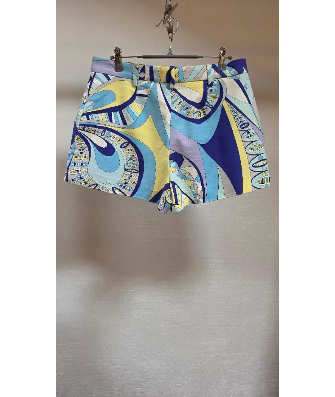 EMILIO PUCCI Мульти хлопковые шорты, фото 2