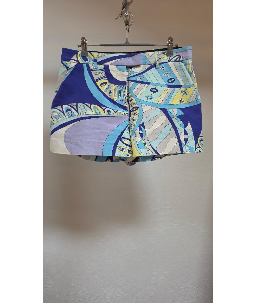 EMILIO PUCCI Мульти хлопковые шорты, фото 5