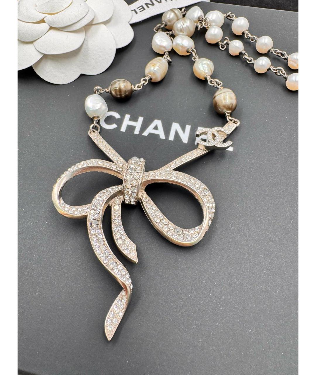CHANEL Серебряное колье, фото 2