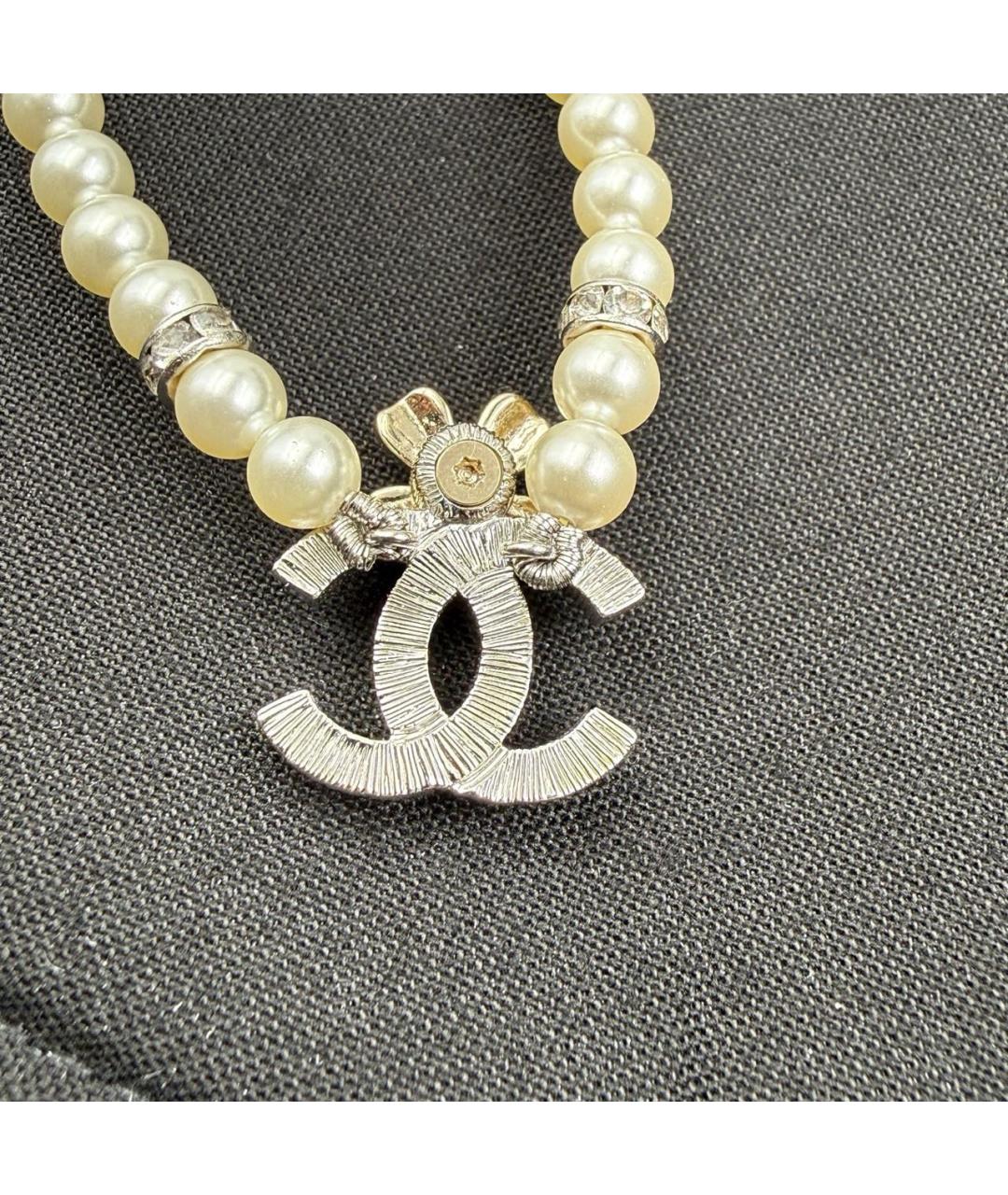 CHANEL Бежевое колье, фото 5