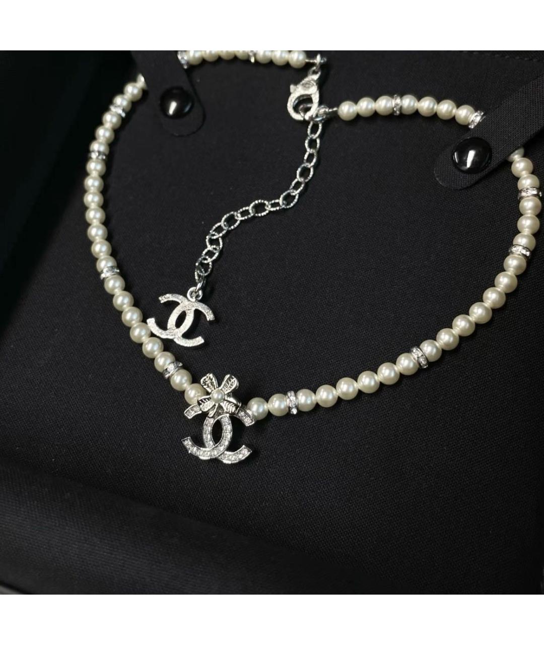 CHANEL Бежевое колье, фото 2