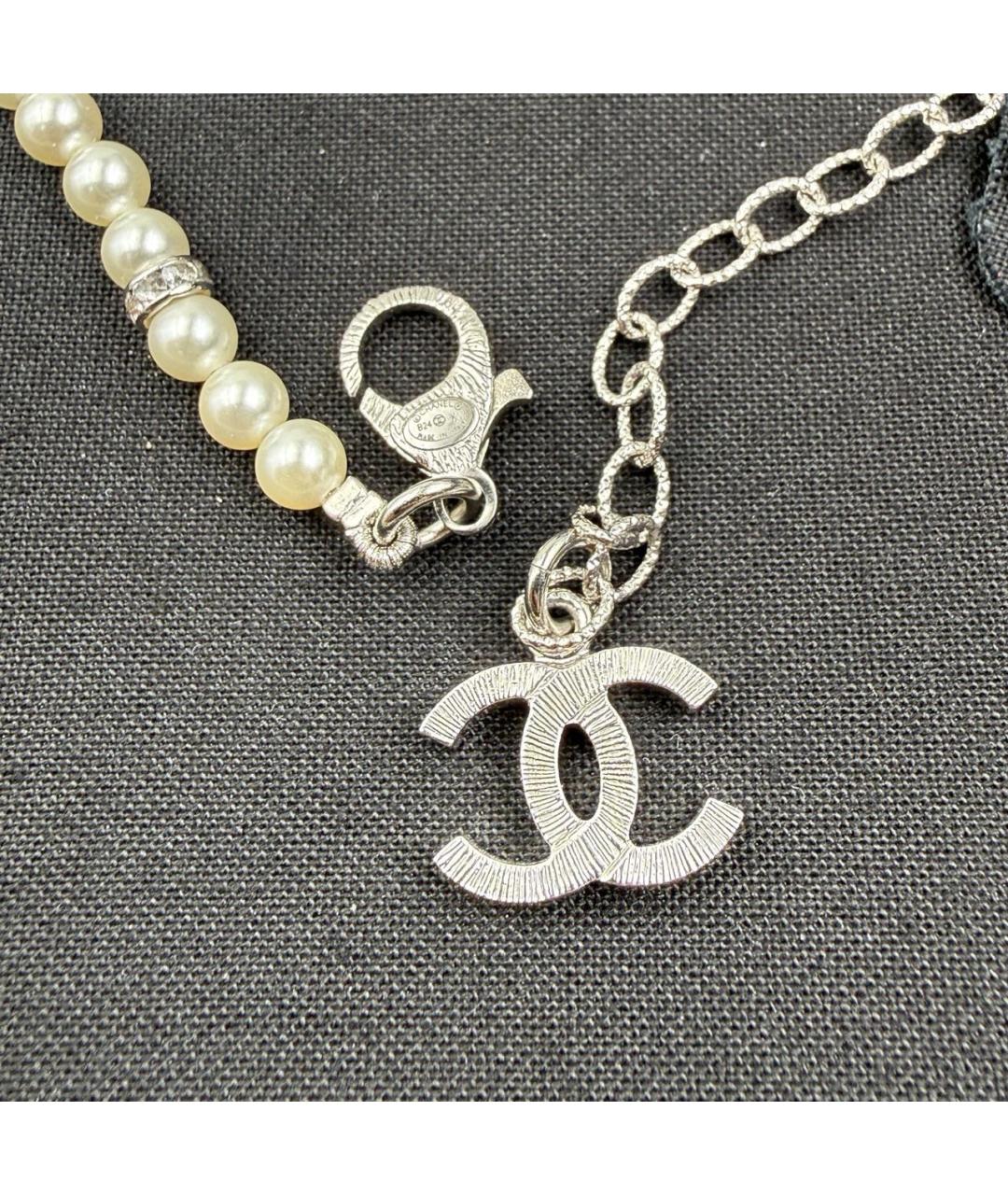 CHANEL Бежевое колье, фото 6