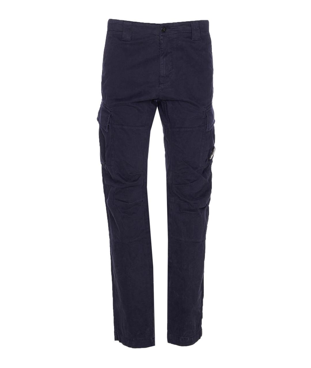 CP COMPANY Синие хлопковые повседневные брюки, фото 1