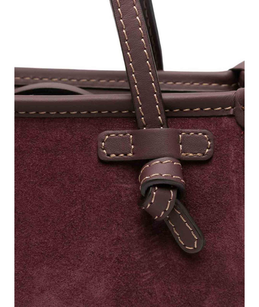 Gianni Chiarini Бордовая замшевая сумка через плечо, фото 2