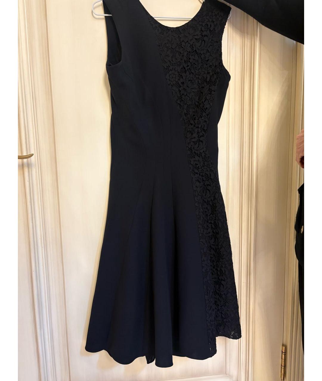 CHRISTIAN DIOR Черное шелковое повседневное платье, фото 2