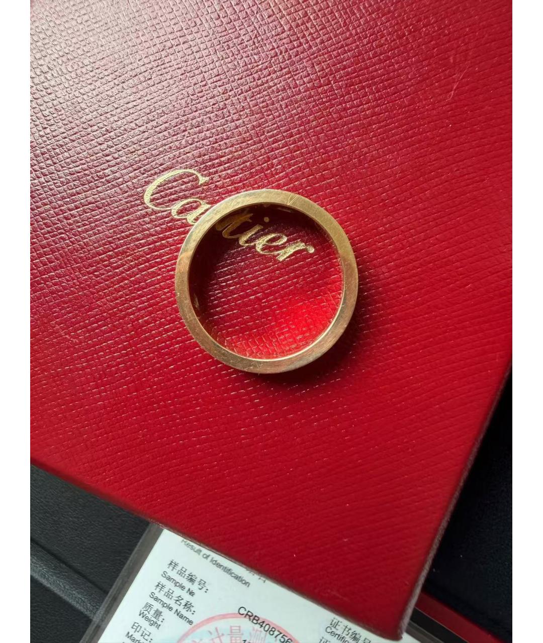 CARTIER Золотое кольцо из розового золота, фото 3