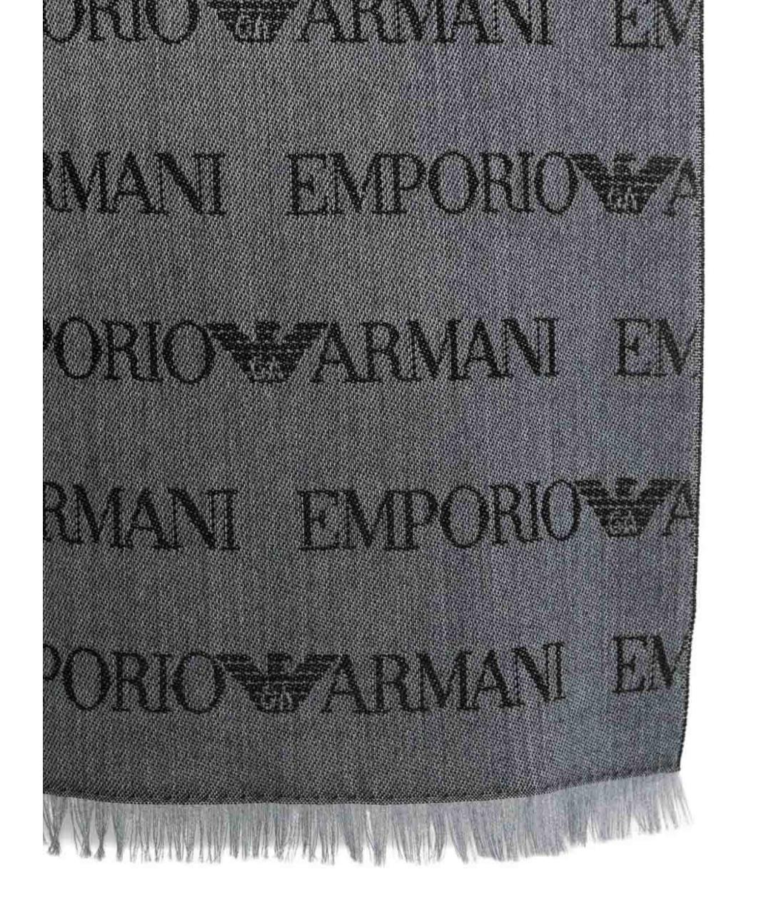 EMPORIO ARMANI Мульти шерстяной шарф, фото 2