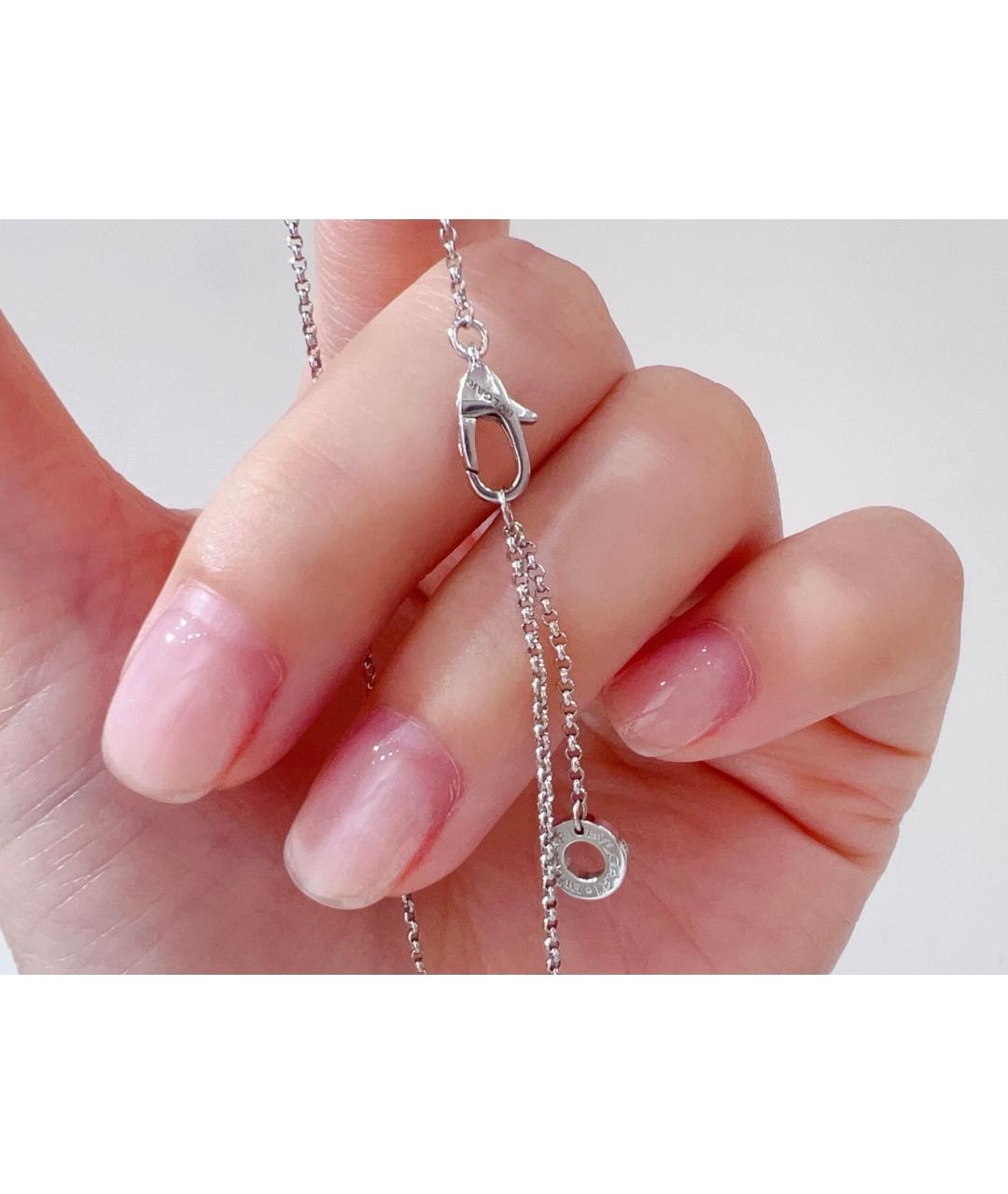 BVLGARI Серебряная подвеска из белого золота, фото 5