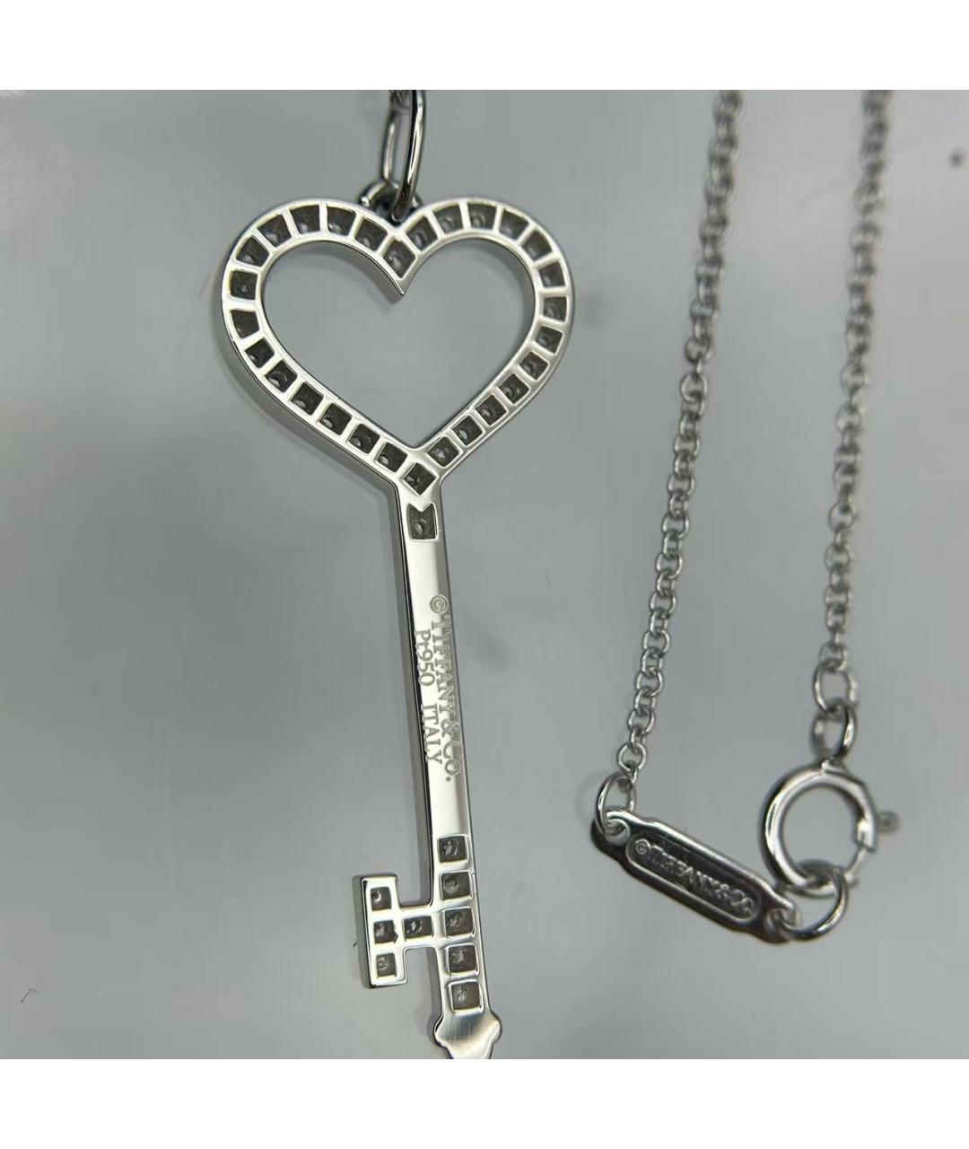 TIFFANY&CO Серебряная подвеска из белого золота, фото 5
