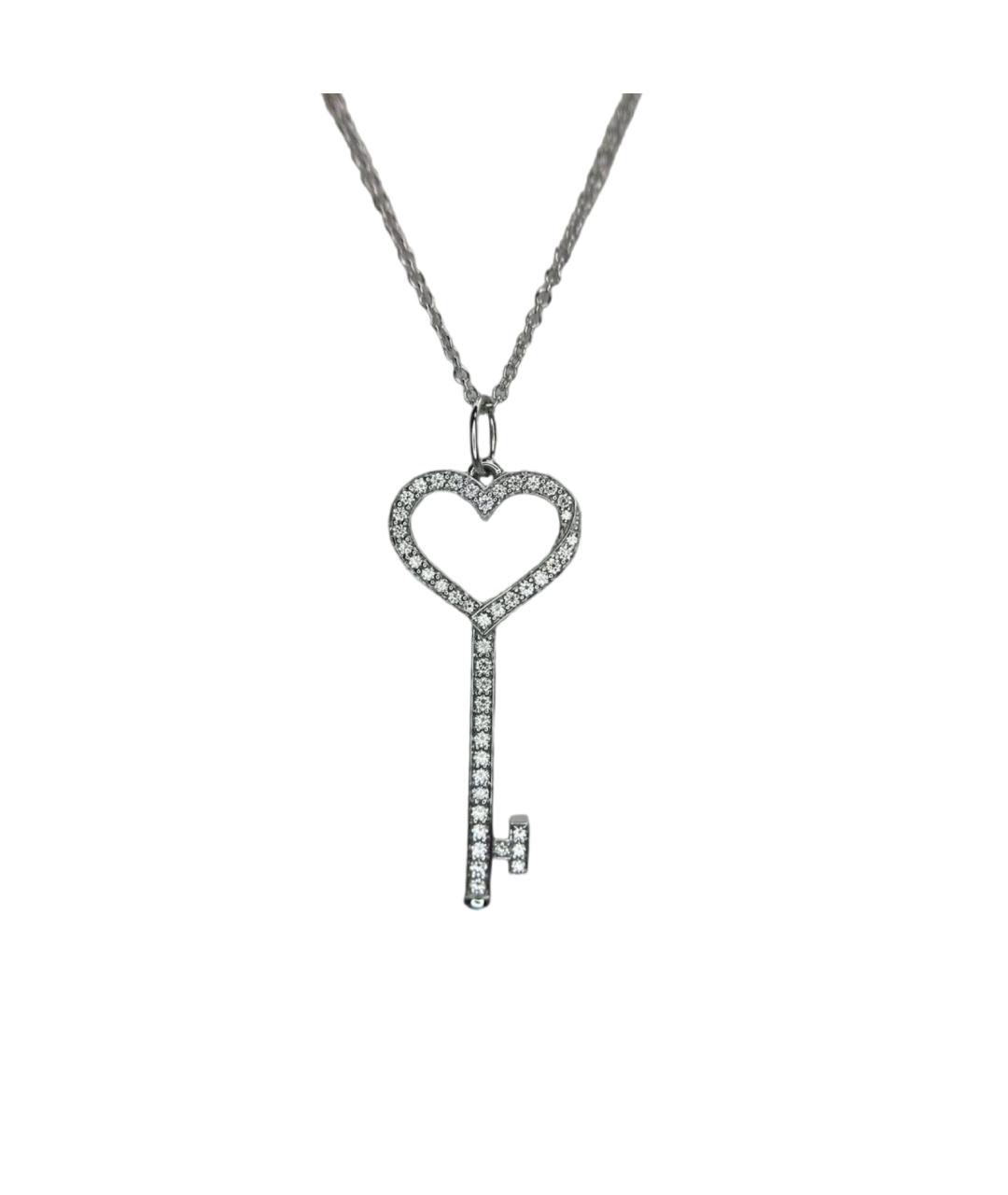 TIFFANY&CO Серебряная подвеска из белого золота, фото 1