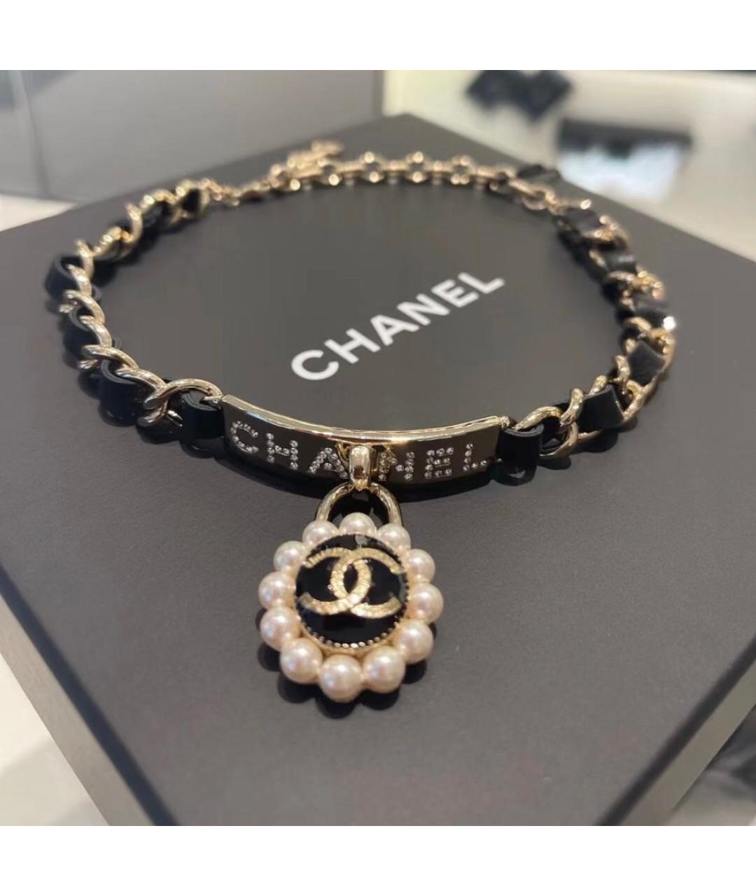 CHANEL Золотое колье, фото 4