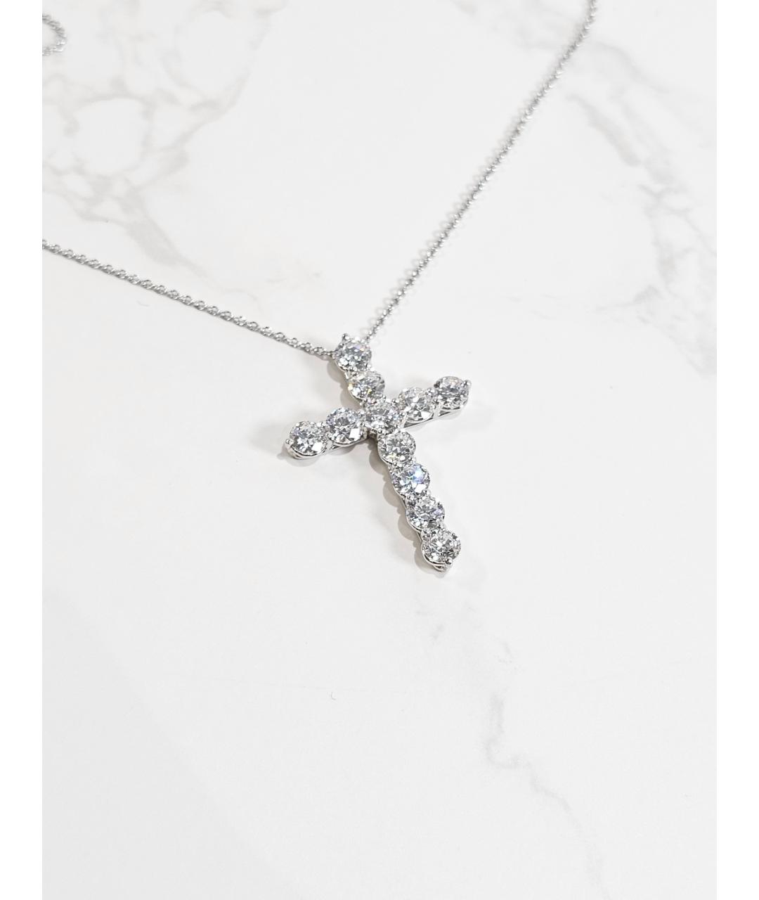 TIFFANY&CO Серебряная платиновая подвеска, фото 3