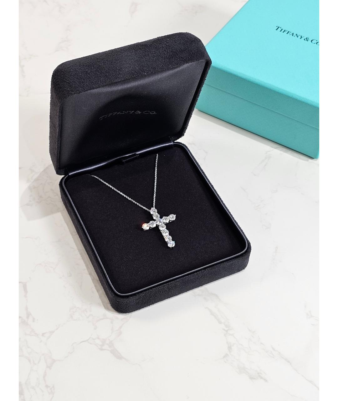 TIFFANY&CO Серебряная платиновая подвеска, фото 2