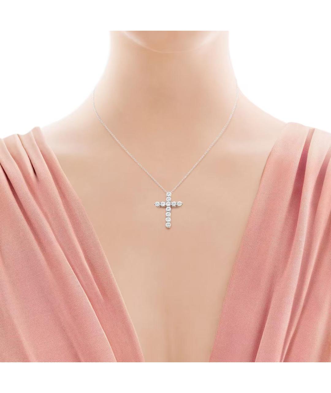 TIFFANY&CO Серебряная платиновая подвеска, фото 4