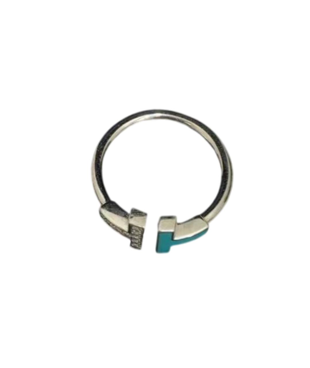 TIFFANY&CO Серебряное кольцо из белого золота, фото 1