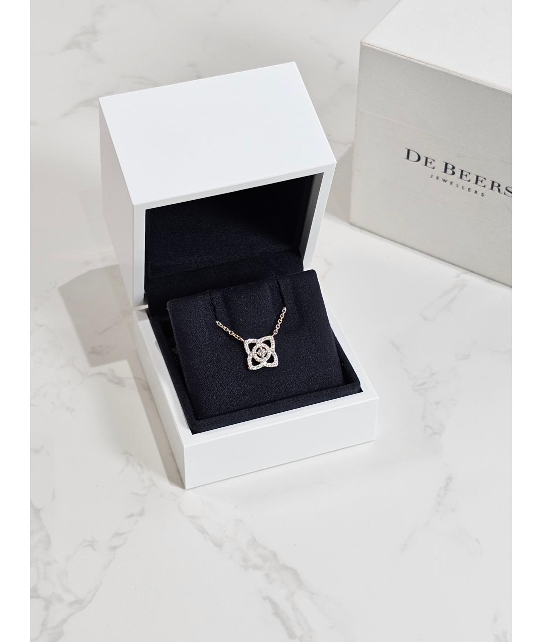 DE BEERS Золотая подвеска из розового золота, фото 2