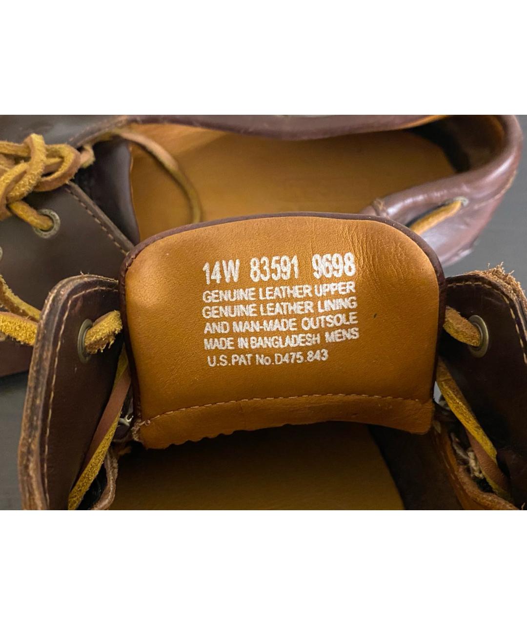TIMBERLAND Коричневые кожаные мокасины, фото 6