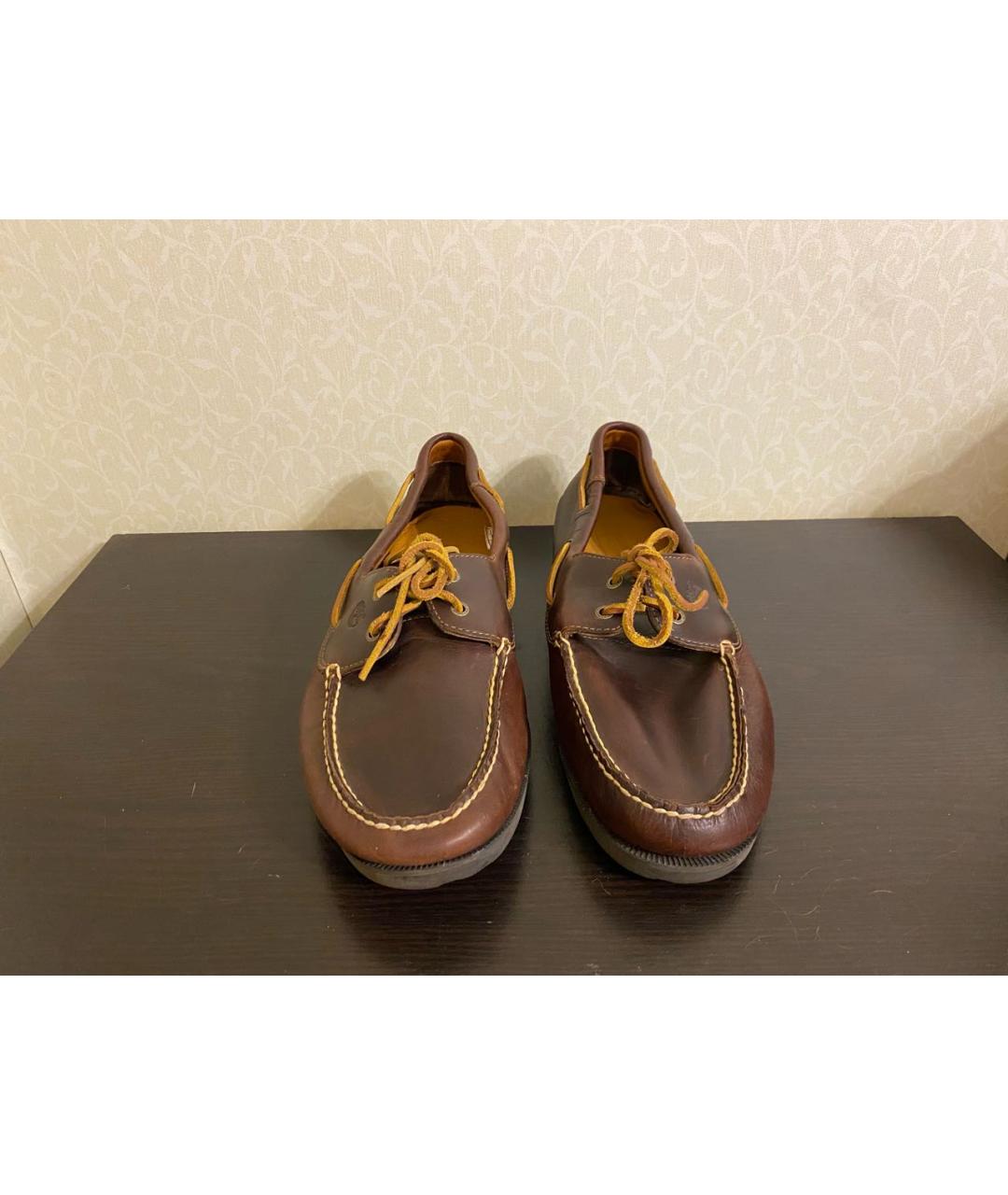 TIMBERLAND Коричневые кожаные мокасины, фото 2