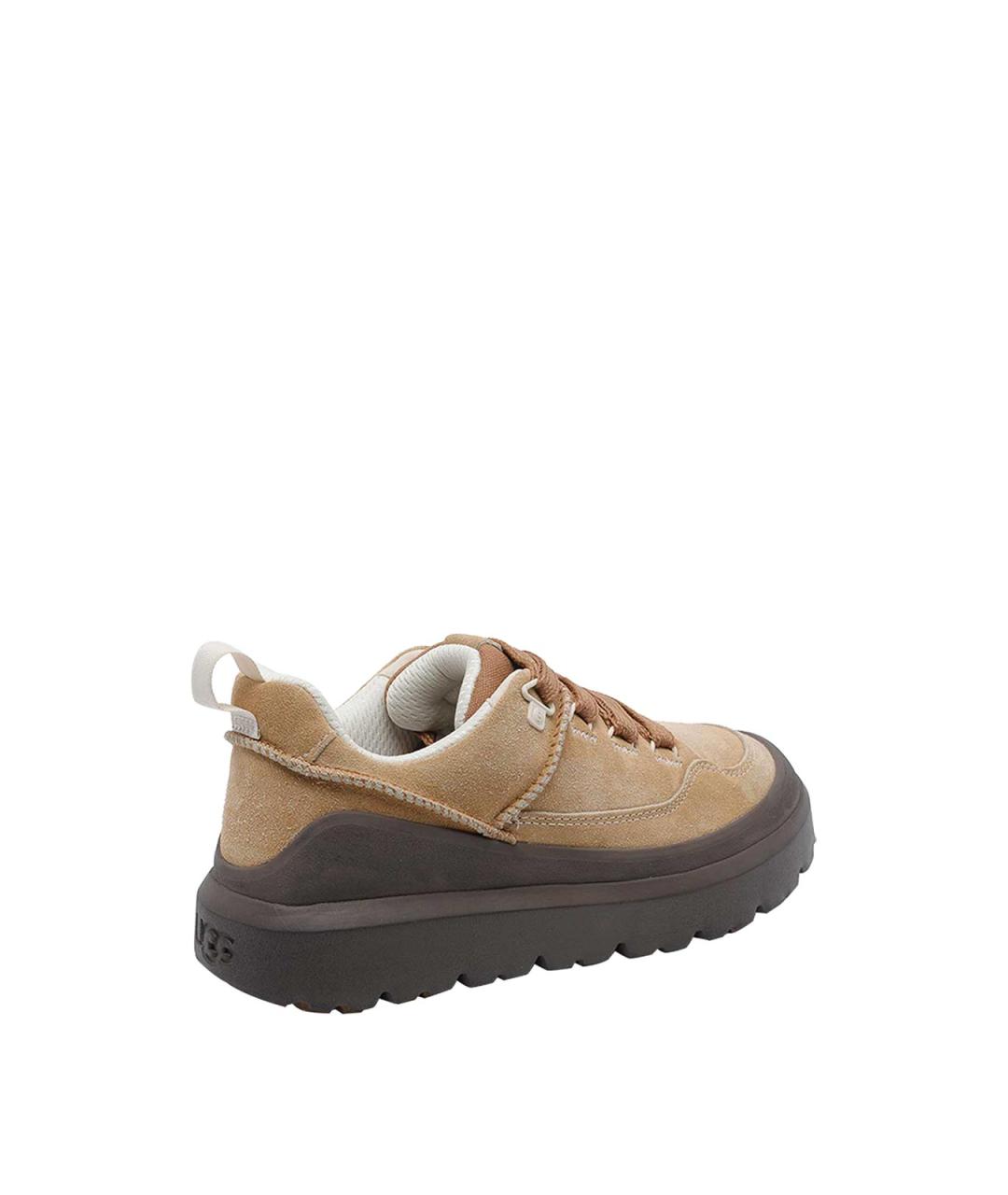 UGG Коричневые замшевые низкие кроссовки / кеды, фото 3