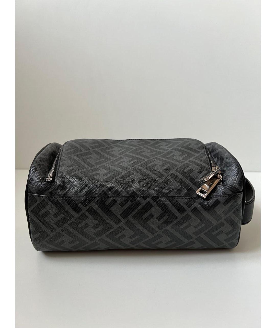 FENDI Кожаная барсетка, фото 4