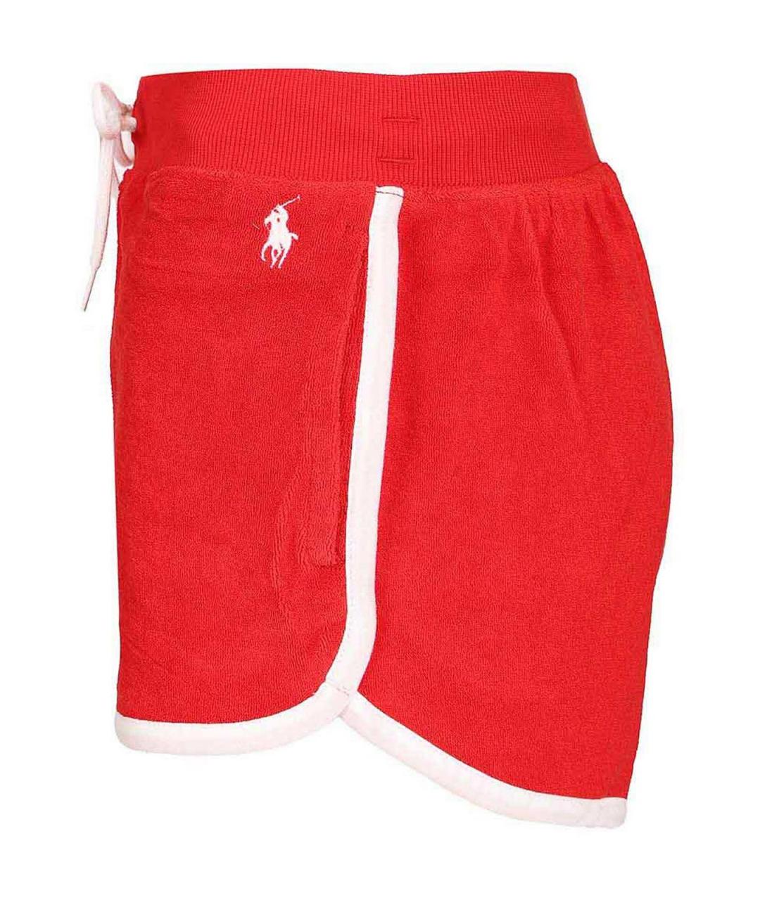 POLO RALPH LAUREN Красные полиэстеровые шорты, фото 3