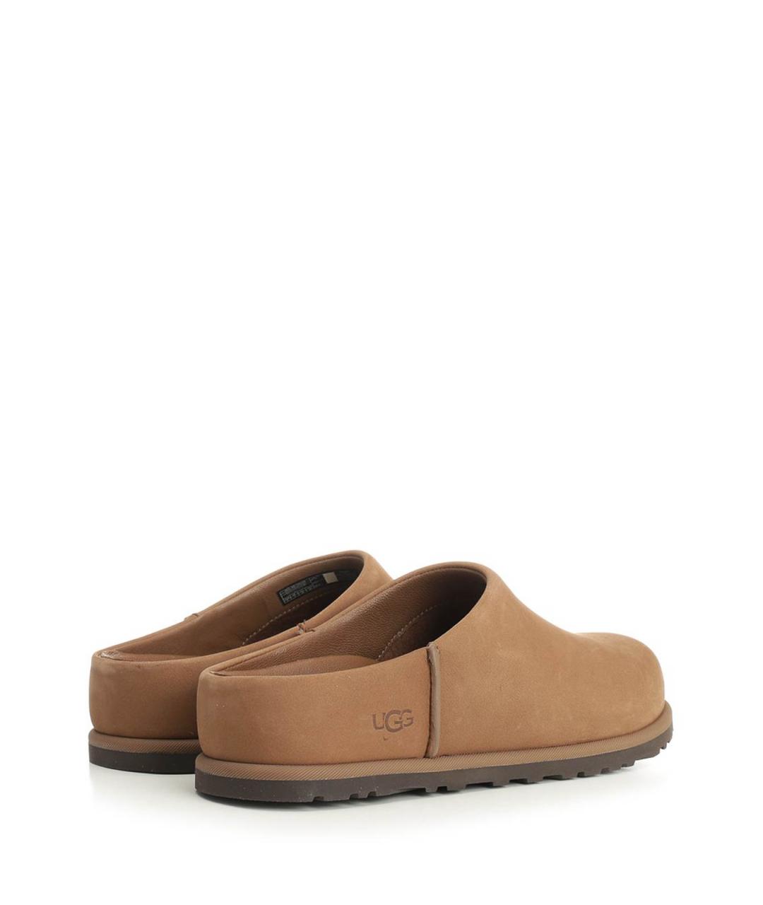 UGG Коричневые кожаные сабо, фото 3
