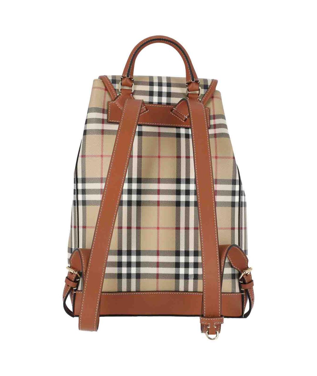 BURBERRY Бежевый синтетический рюкзак, фото 3