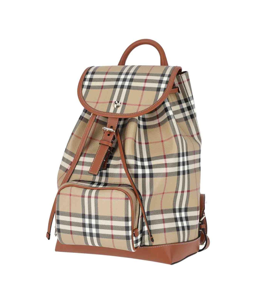 BURBERRY Бежевый синтетический рюкзак, фото 2