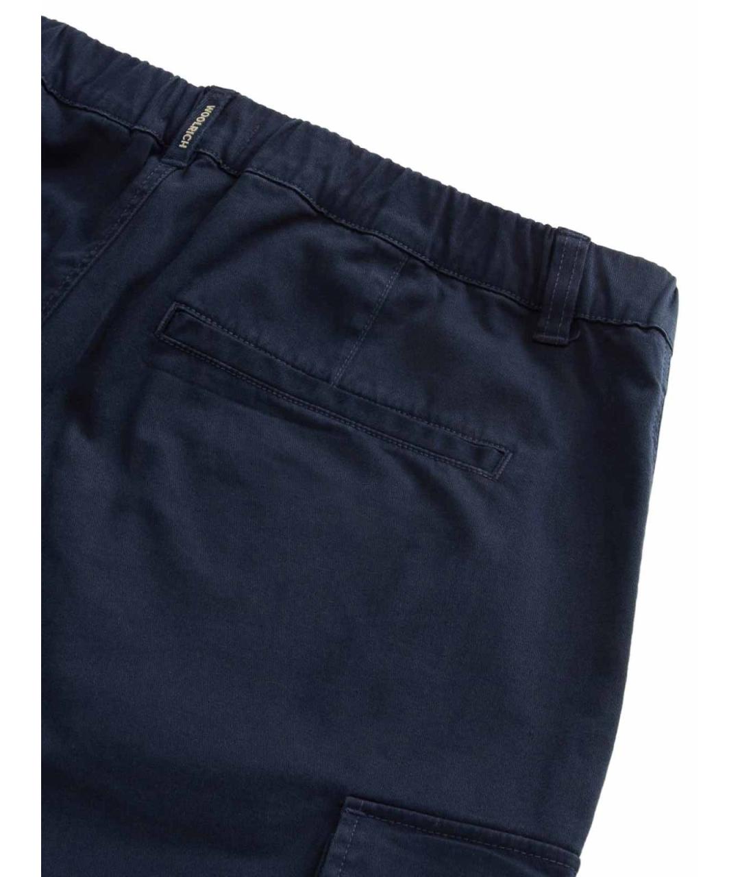 WOOLRICH Синие хлопковые шорты, фото 4