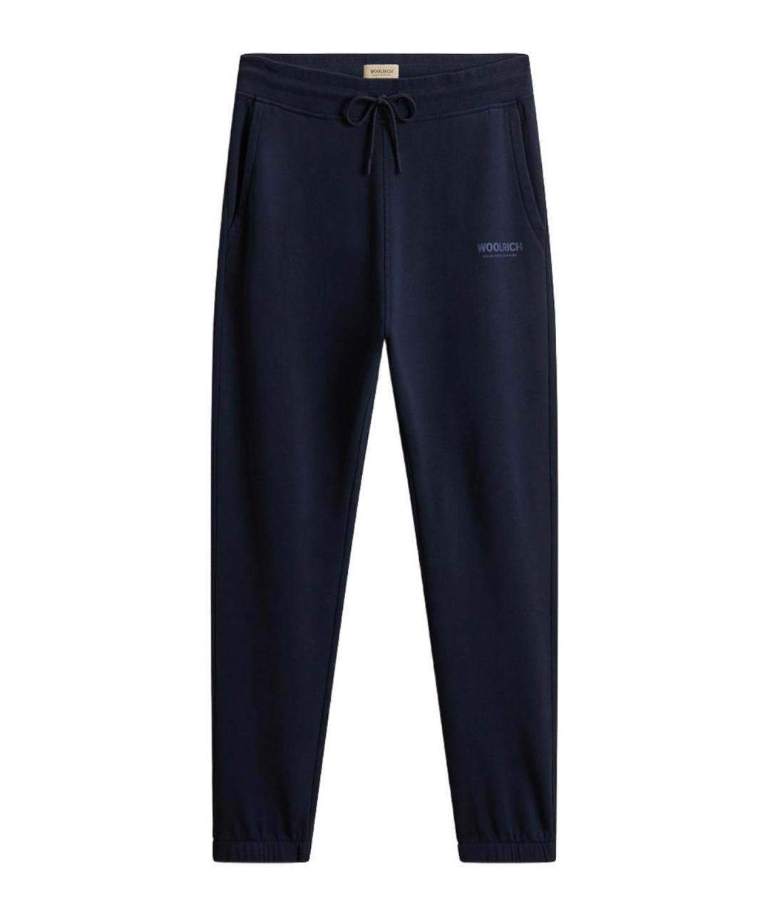 WOOLRICH Синие хлопковые повседневные брюки, фото 1