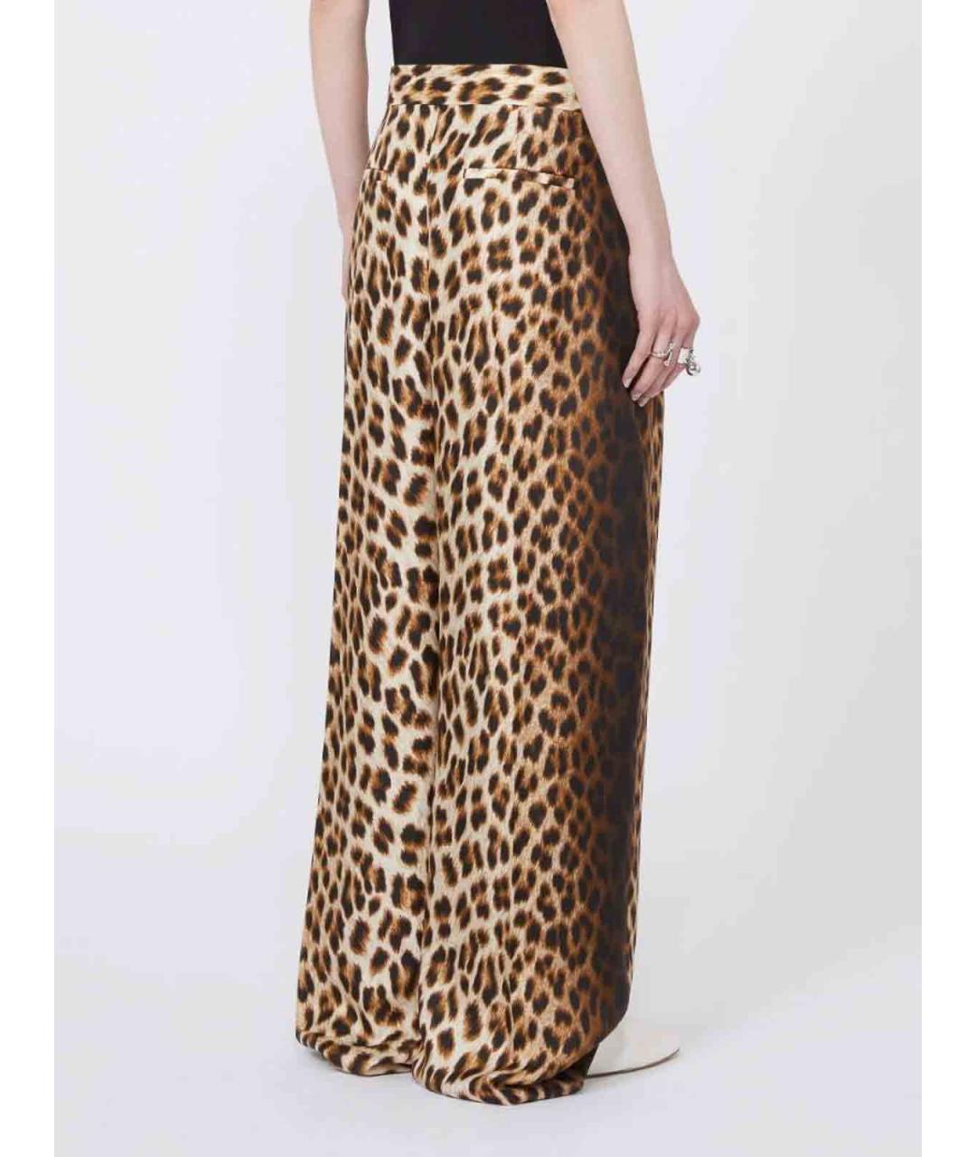 SPORTMAX Мульти шелковые брюки широкие, фото 2
