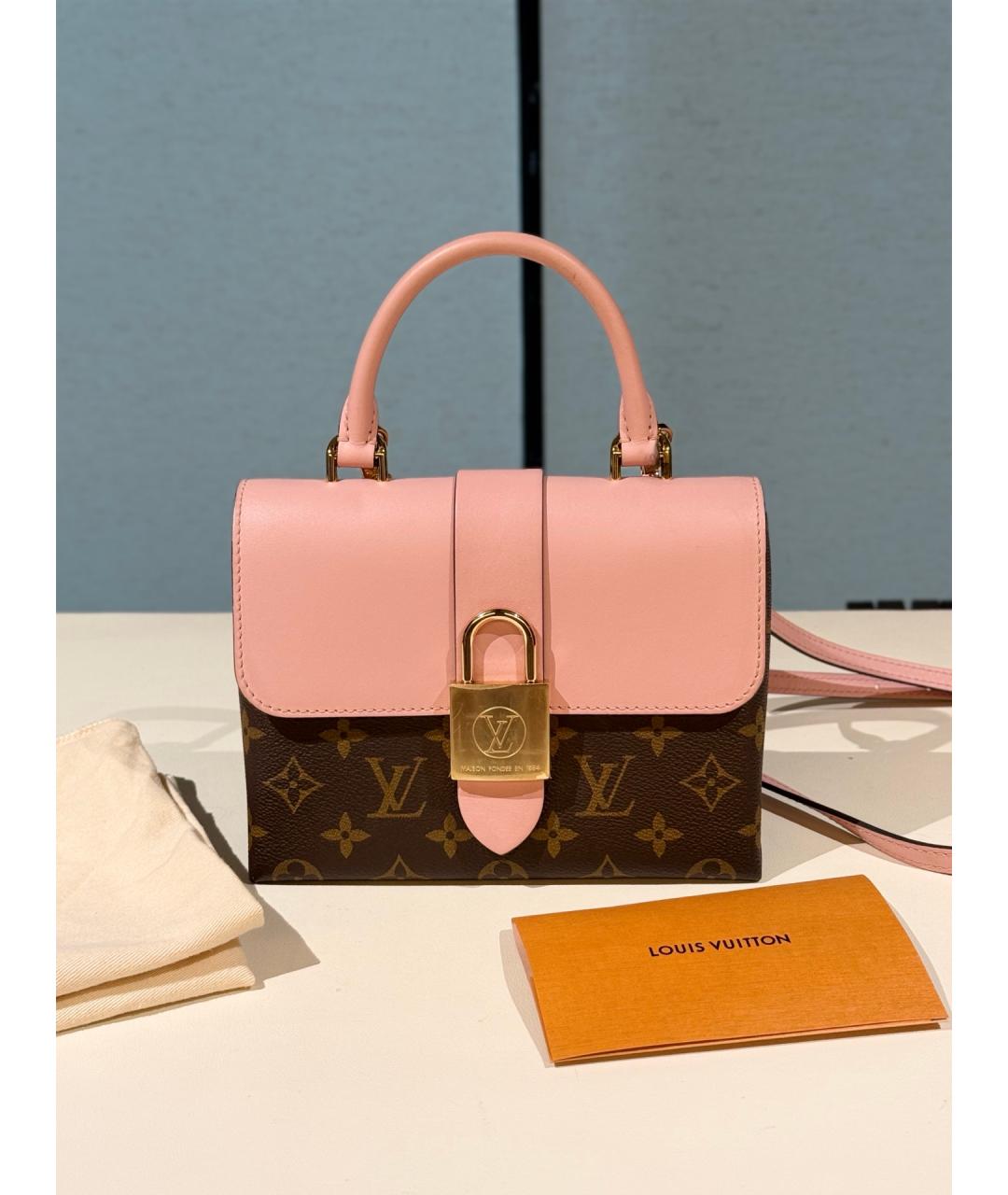 LOUIS VUITTON Розовая сумка с короткими ручками, фото 9