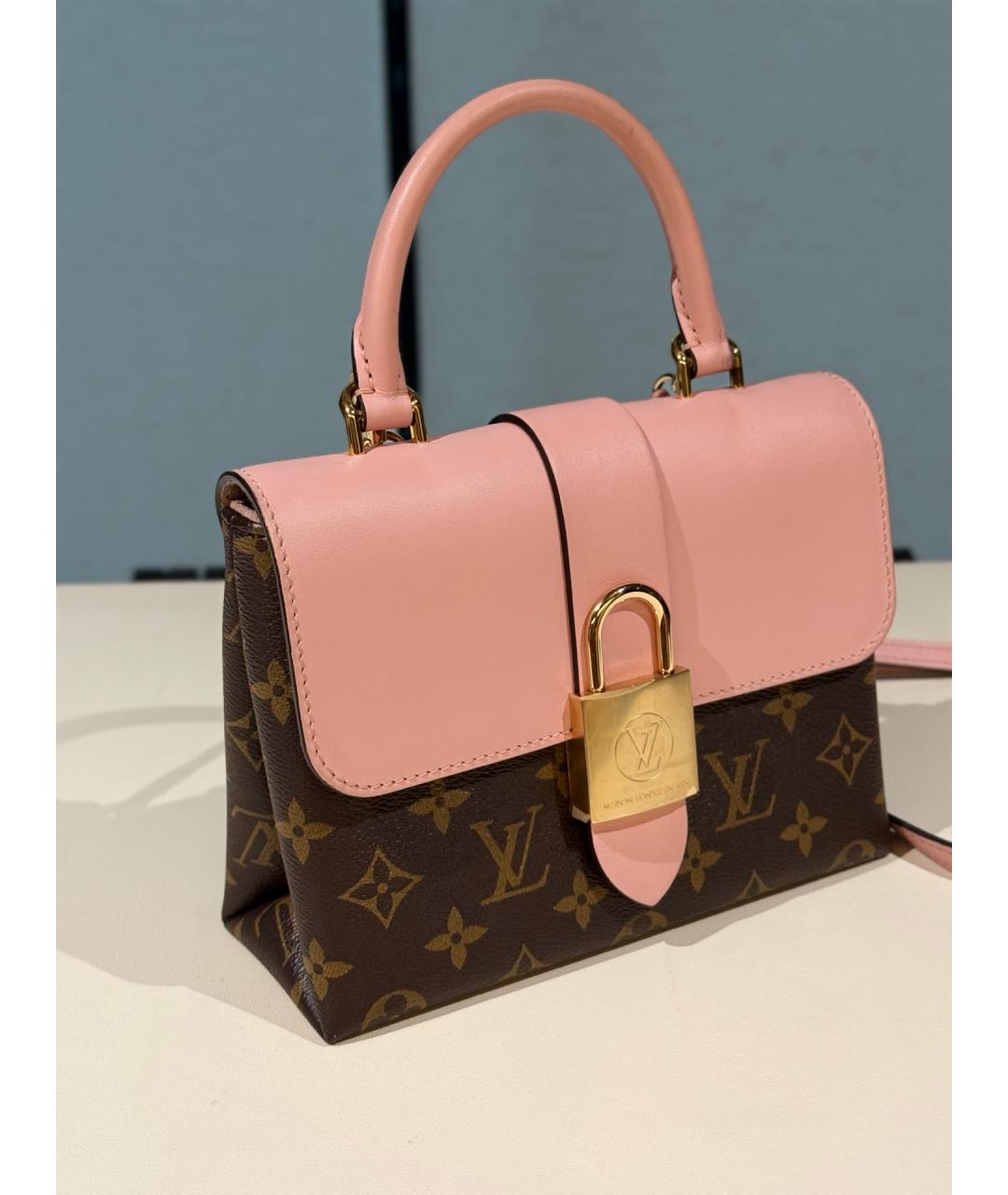 LOUIS VUITTON Розовая сумка с короткими ручками, фото 4