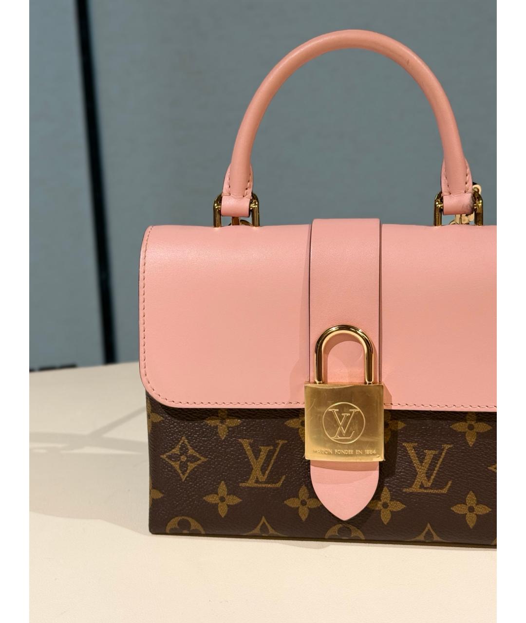 LOUIS VUITTON Розовая сумка с короткими ручками, фото 3