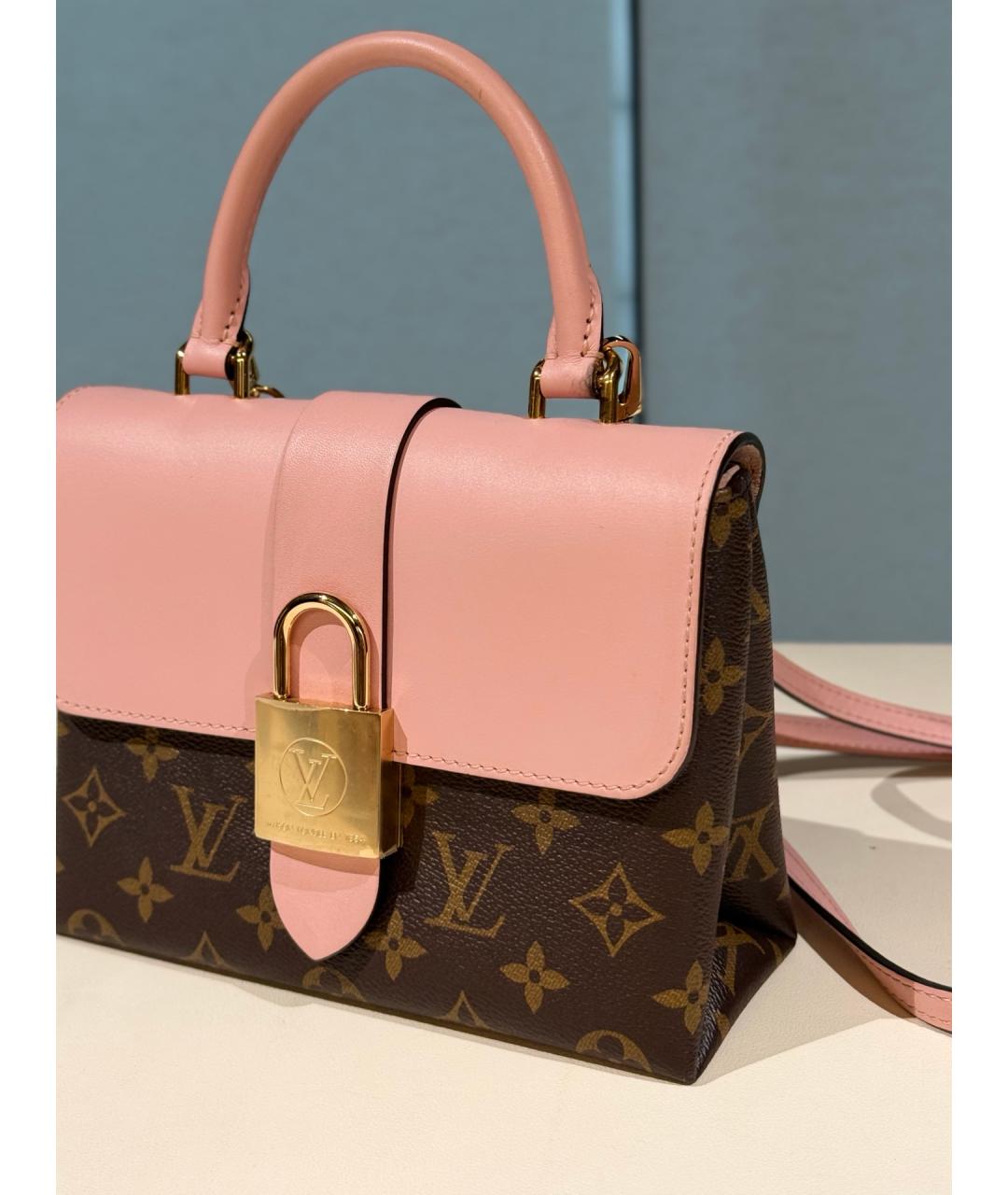 LOUIS VUITTON Розовая сумка с короткими ручками, фото 2