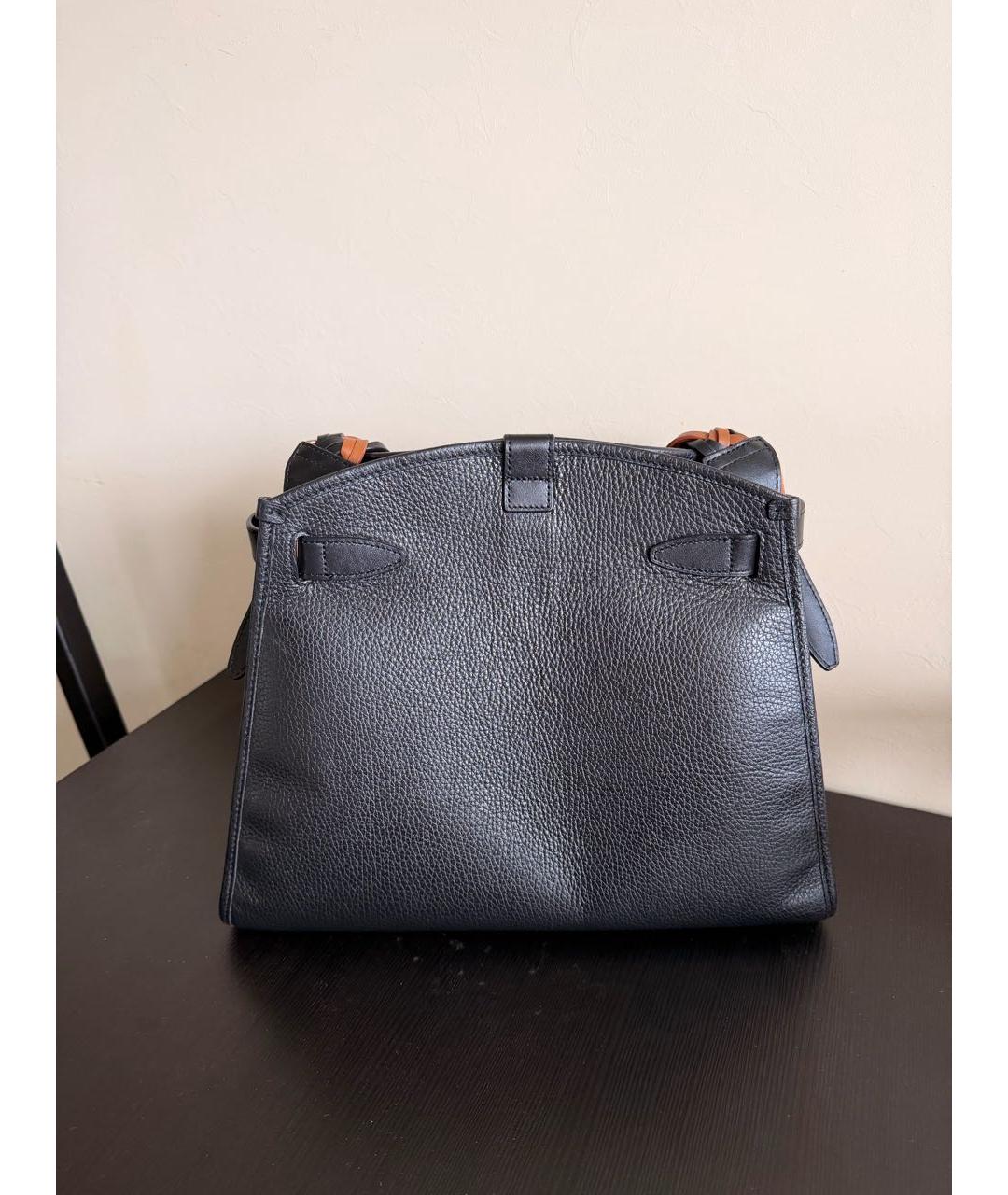 FURLA Коричневая замшевая сумка с короткими ручками, фото 3