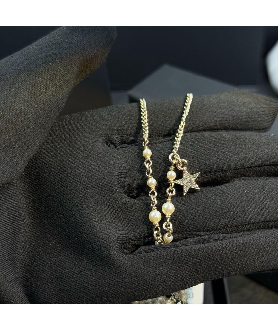 CHANEL Белое колье, фото 5