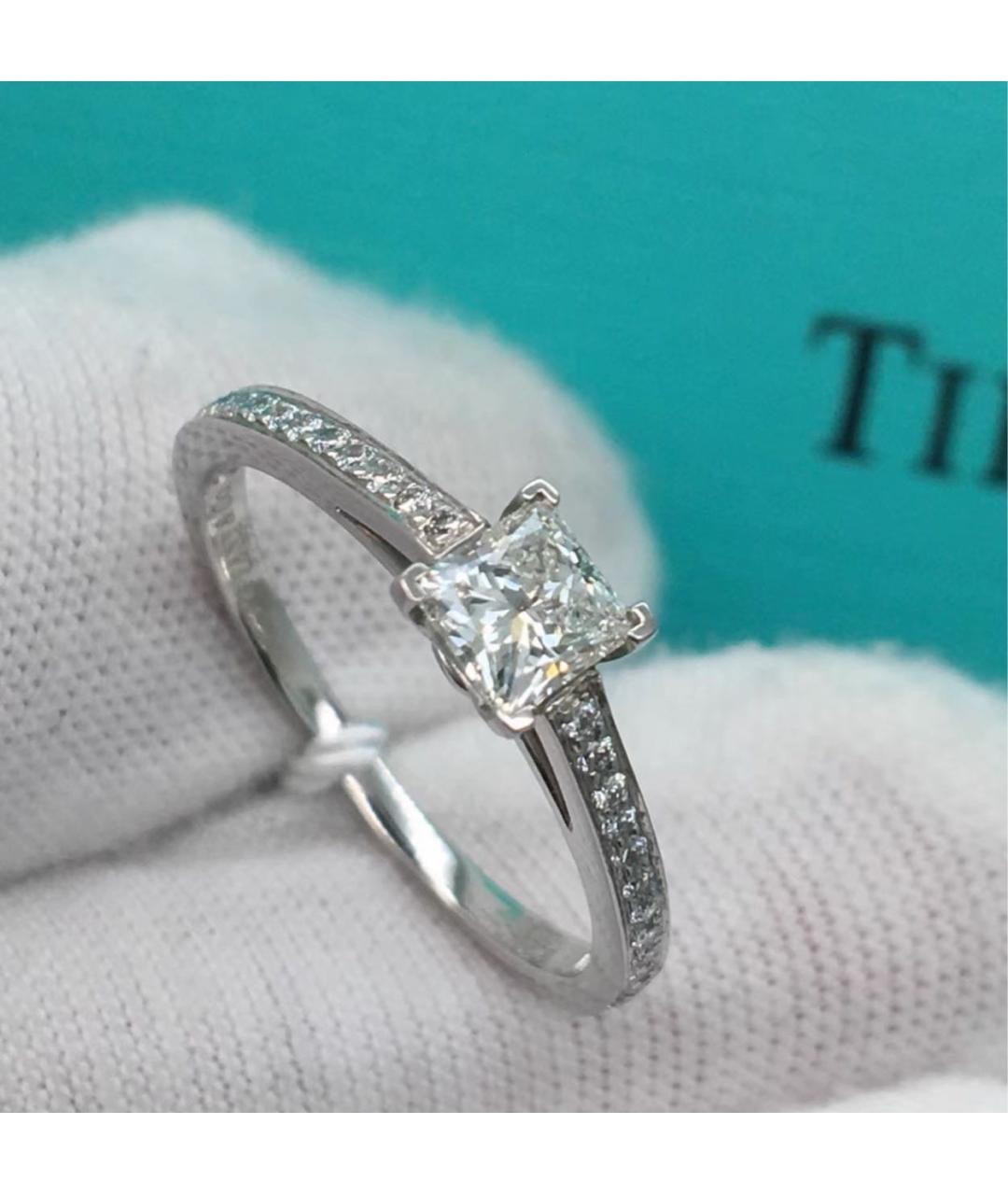 TIFFANY&CO Серебряное платиновое кольцо, фото 6