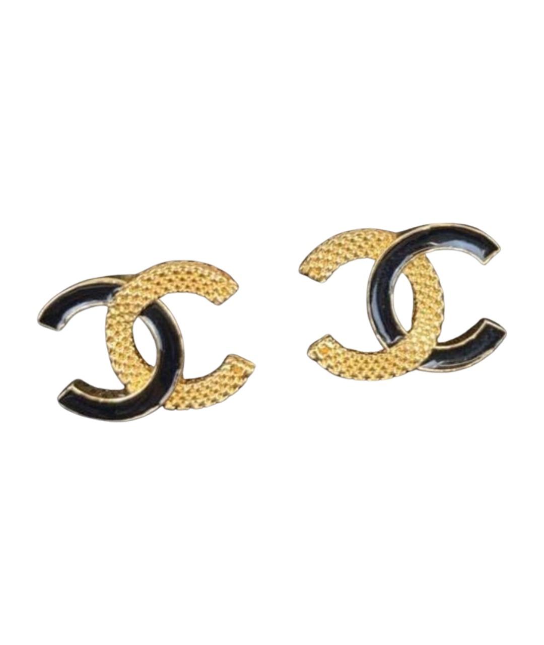 CHANEL Золотые серьги, фото 1