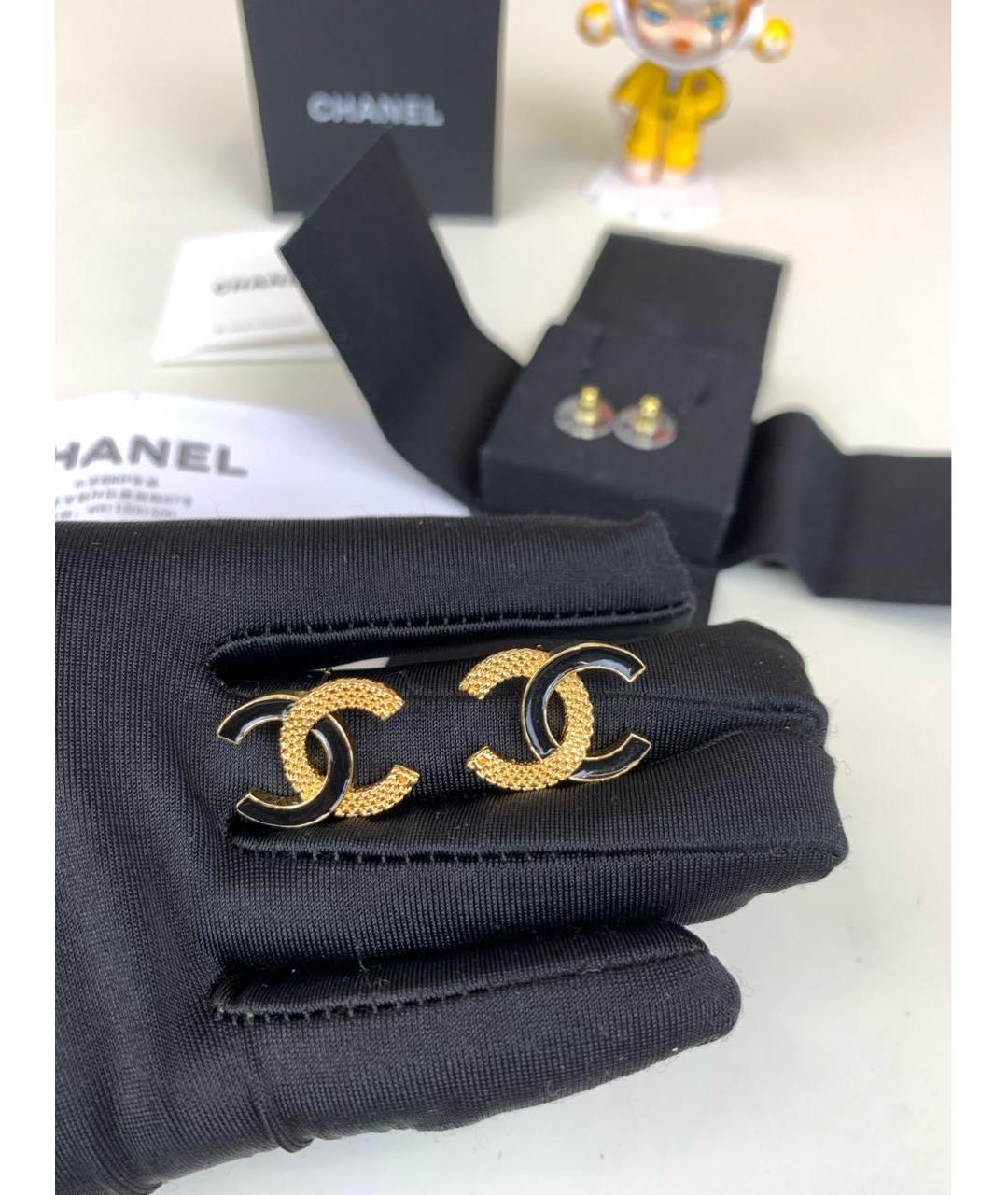 CHANEL Золотые серьги, фото 7