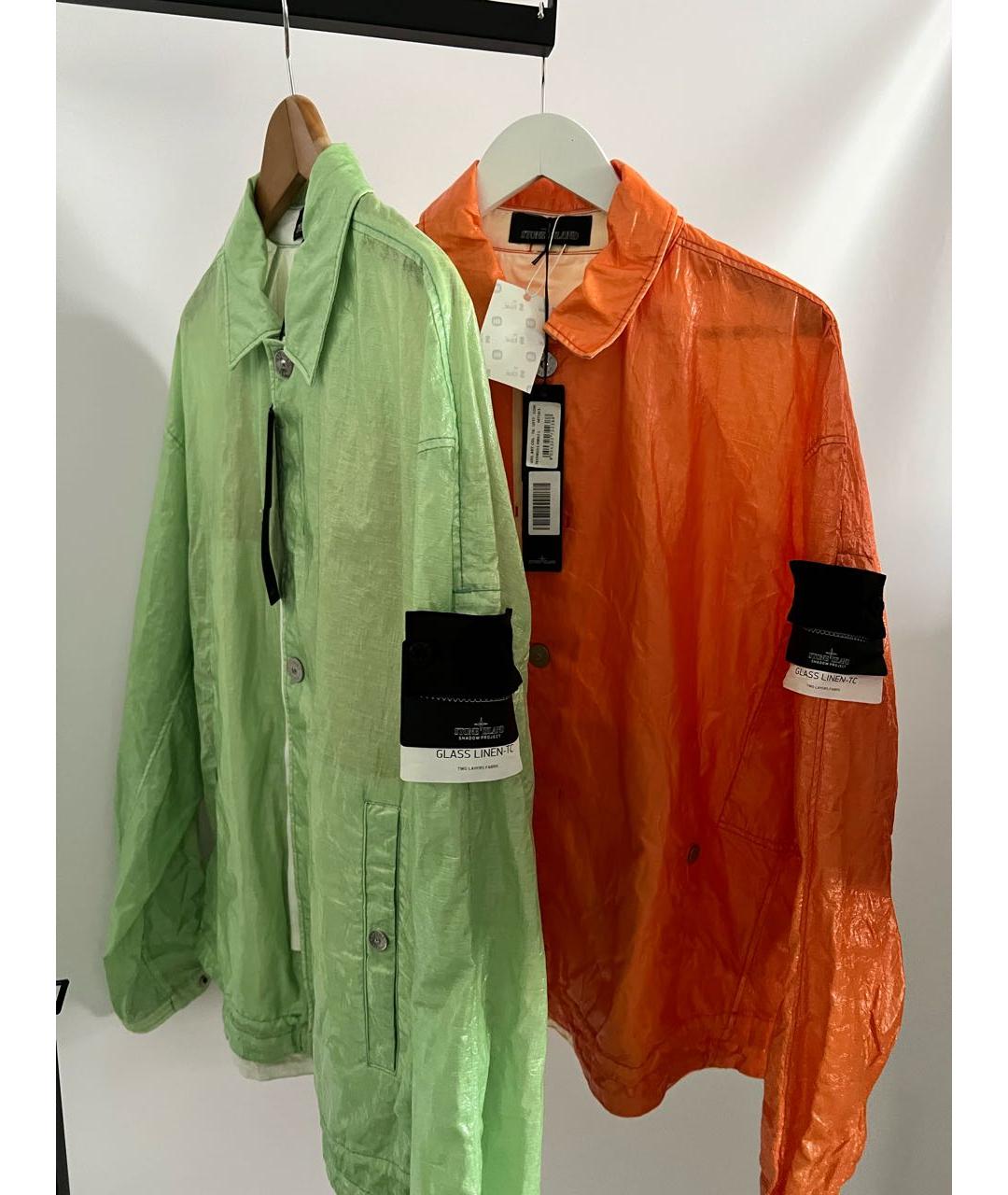 STONE ISLAND Оранжевая куртка, фото 8
